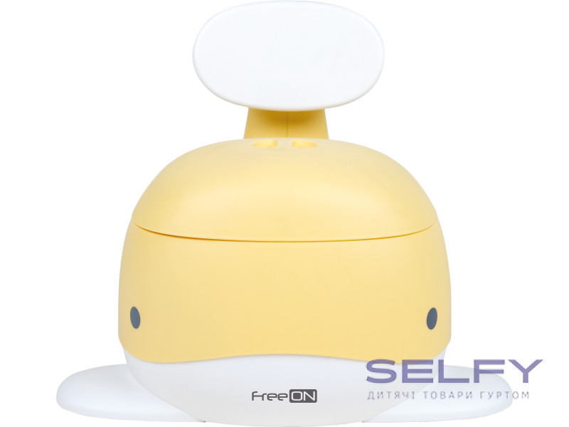 Дитячий горщик FreeON Whale, yellow, Фото 1