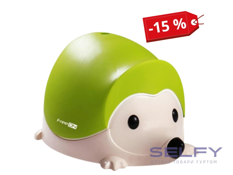 Дитячий горщик FreeON Hedgehog, green, Фото 1