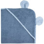 Полотенце детское с капюшоном и ушками Bubaba by FreeON Blue 75х75 см