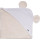 Рушник дитячий з капюшоном і вушками Bubaba by FreeON Beige 100х100 см