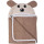Рушник дитячий з капюшоном і вушками Bubaba by FreeON PUPPY Brown 110х75 см