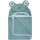 Рушник дитячий з капюшоном і вушками Bubaba by FreeON FROGY Green 110х75 см