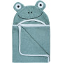 Рушник дитячий з капюшоном і вушками Bubaba by FreeON FROGY Green 110х75 см
