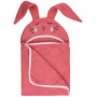 Рушник дитячий з капюшоном і вушками Bubaba by FreeON BUNNY Pink 110х75 см