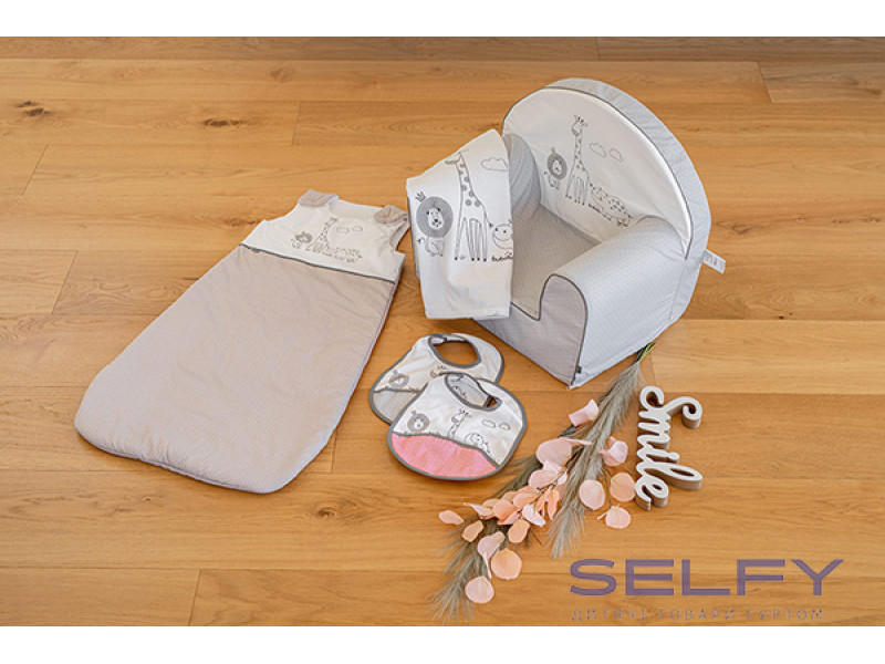 Спальний мішок дитячий Bubaba 0-6 м by FreeON safari, grey, Фото 3