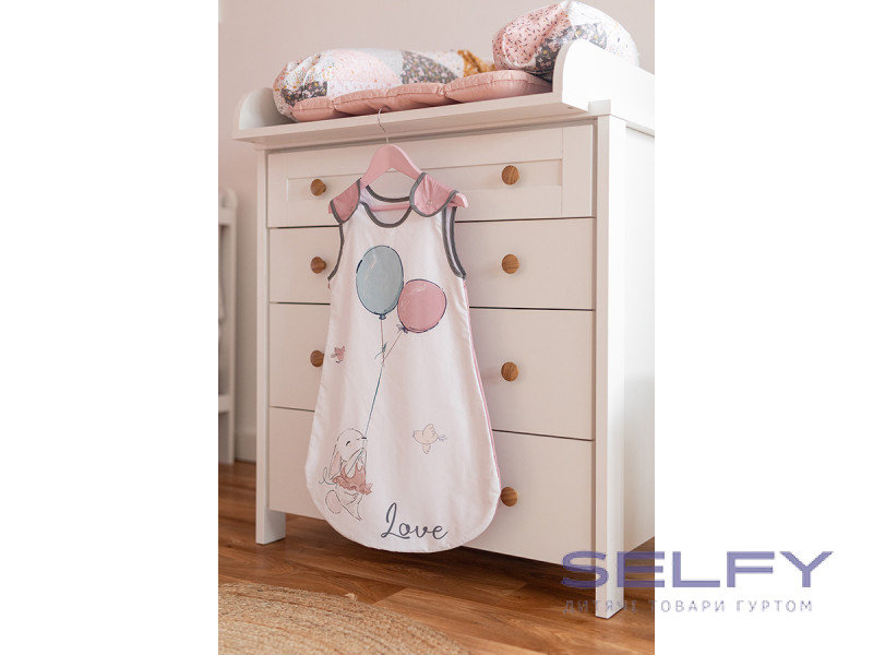 Спальний мішок дитячий Bubaba 0-6 м by FreeON bunny, pink, Фото 3