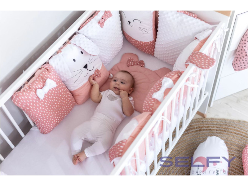 Комплект детского постельного белья Bubaba by FreeON SLEEP QUARDIAN PINK (12 шт.), Фото 5