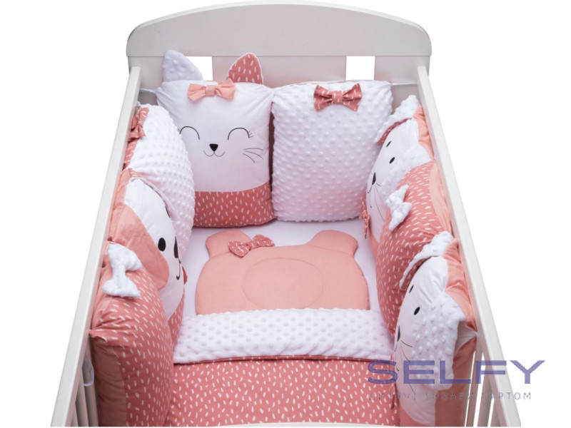 Комплект детского постельного белья Bubaba by FreeON SLEEP QUARDIAN PINK (12 шт.), Фото 1