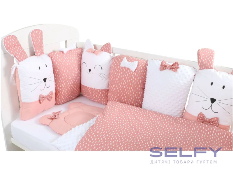 Комплект дитячої постільної білизни Bubaba by FreeON SLEEP QUARDIAN PINK (12 шт.), Фото 3