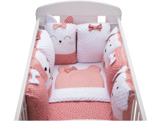 Комплект дитячої постільної білизни Bubaba by FreeON SLEEP QUARDIAN PINK (12 шт.)