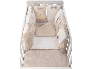 Комплект дитячої постільної білизни Bubaba by FreeON SLEEP QUARDIAN BEIGE (12 шт.)