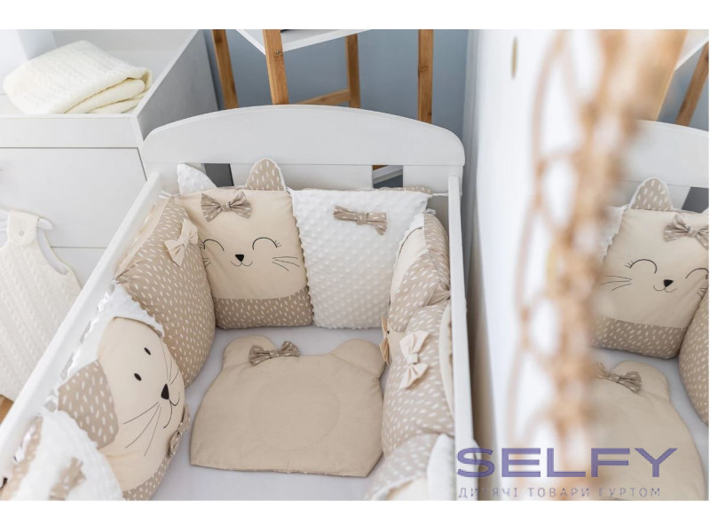 Комплект дитячої постільної білизни Bubaba by FreeON SLEEP QUARDIAN BEIGE (12 шт.), Фото 7