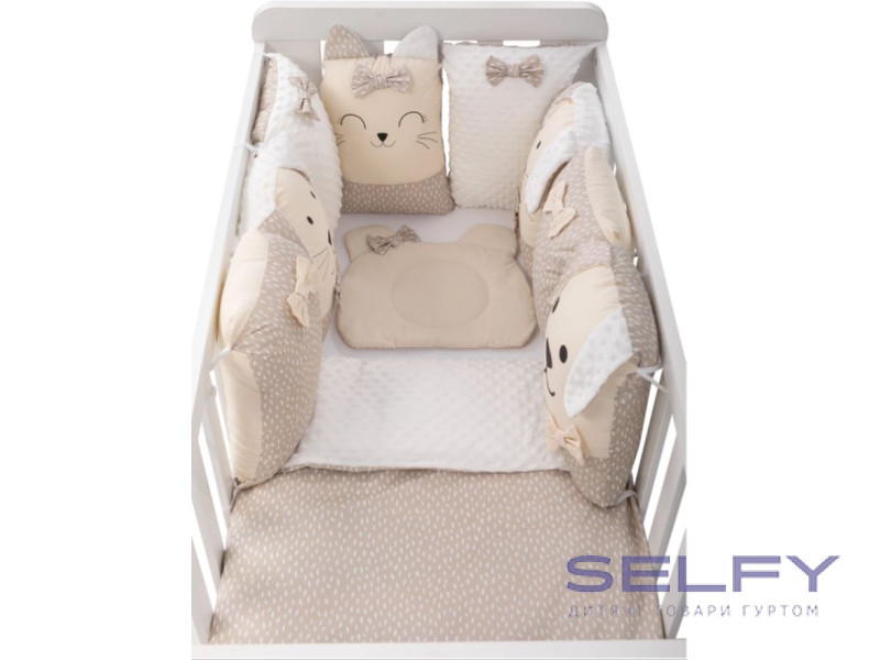 Комплект дитячої постільної білизни Bubaba by FreeON SLEEP QUARDIAN BEIGE (12 шт.), Фото 1