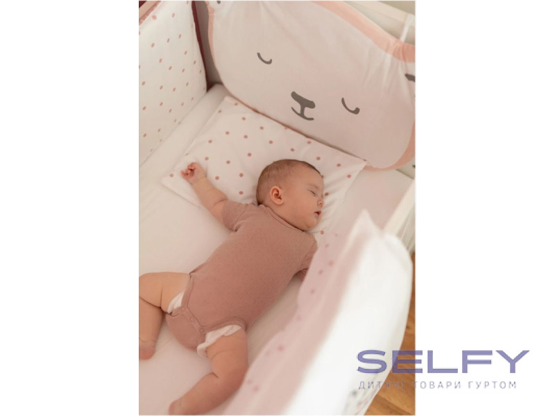 Комплект дитячої постільної білизни Bubaba by FreeON TEDDY PINK (10 шт.), Фото 3