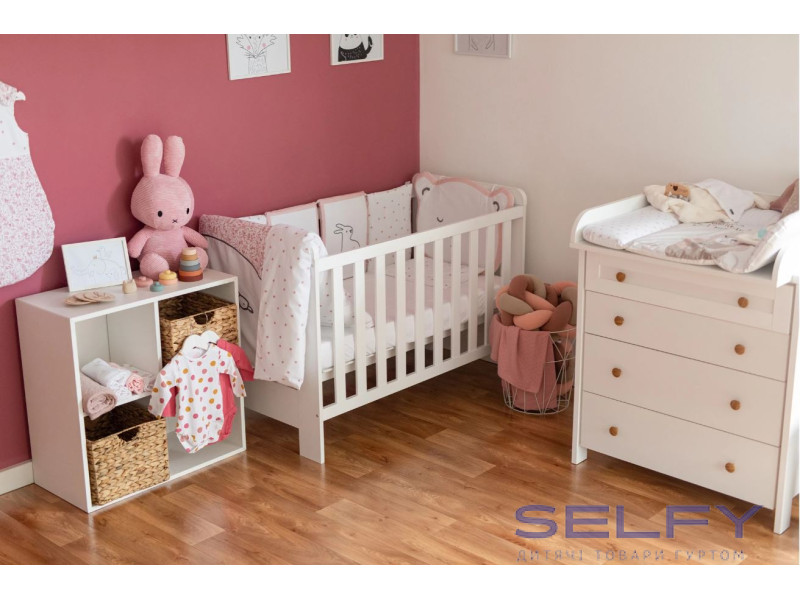 Комплект дитячої постільної білизни Bubaba by FreeON TEDDY PINK (10 шт.), Фото 5