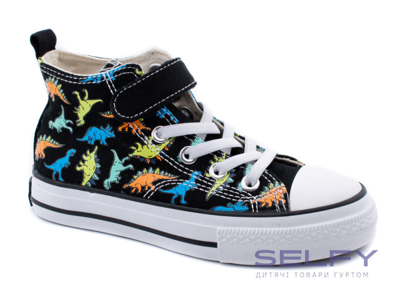 Кеди дитячі Apawwa RQ440 black 31-36, Фото 1