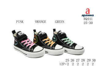 Кеди дитячі Apawwa RQ441 pink 25-30