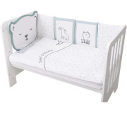 Комплект дитячої постільної білизни Bubaba by FreeON TEDDY MINT (10 шт.)