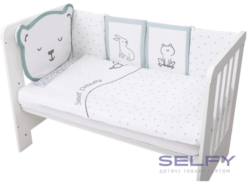 Комплект детского постельного белья Bubaba by FreeON TEDDY MINT (10 шт.), Фото 1