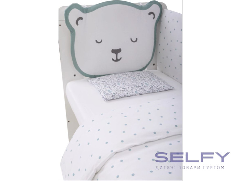 Комплект детского постельного белья Bubaba by FreeON TEDDY MINT (10 шт.), Фото 5