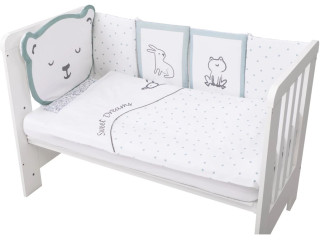 Комплект дитячої постільної білизни Bubaba by FreeON TEDDY MINT (10 шт.)