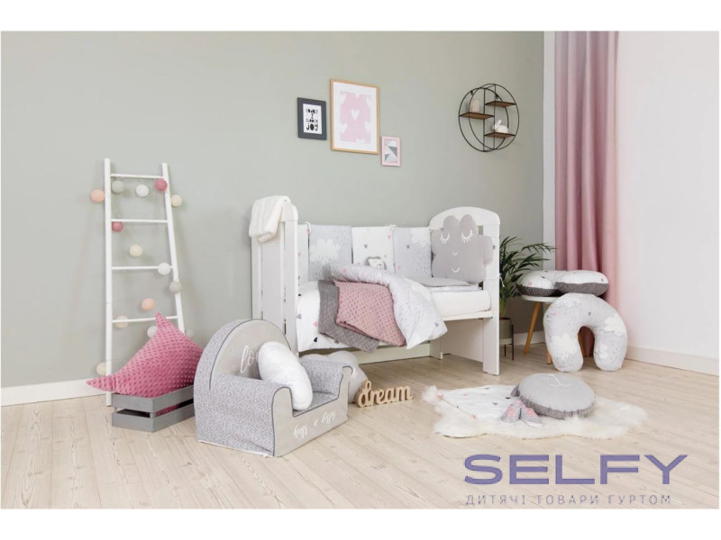 Комплект детского постельного белья Bubaba by FreeON SLEEPY CLOUD (10 шт.), Фото 5