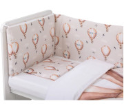 Комплект детского постельного белья Bubaba by FreeON FLYING BUNNY BEIGE (6 шт.)