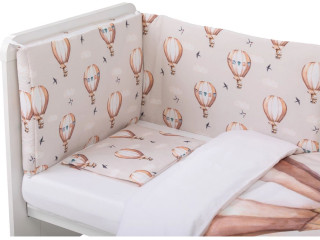 Комплект детского постельного белья Bubaba by FreeON FLYING BUNNY BEIGE (6 шт.)