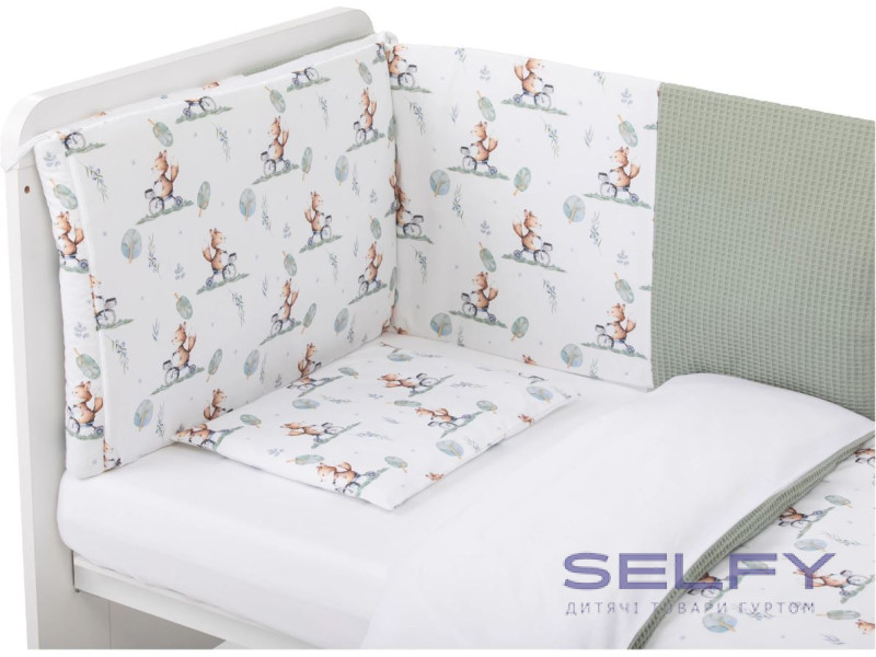 Комплект детского постельного белья Bubaba by FreeON LITTLE FOX JOURNEY (6 шт.), Фото 1