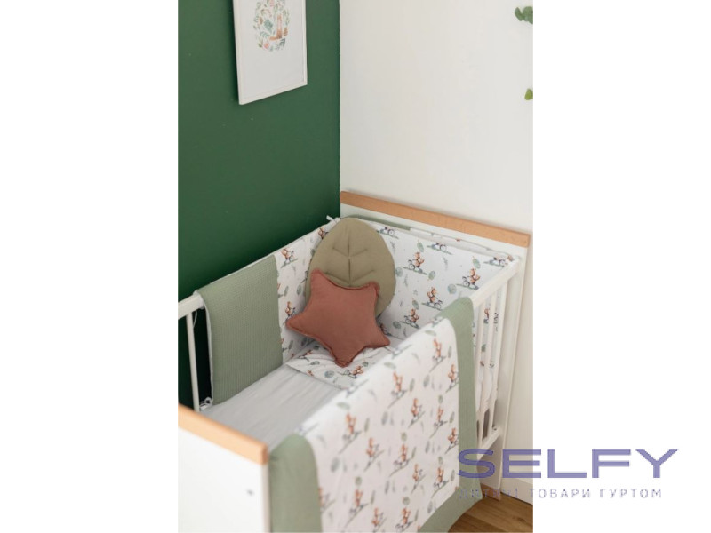 Комплект детского постельного белья Bubaba by FreeON LITTLE FOX JOURNEY (6 шт.), Фото 4