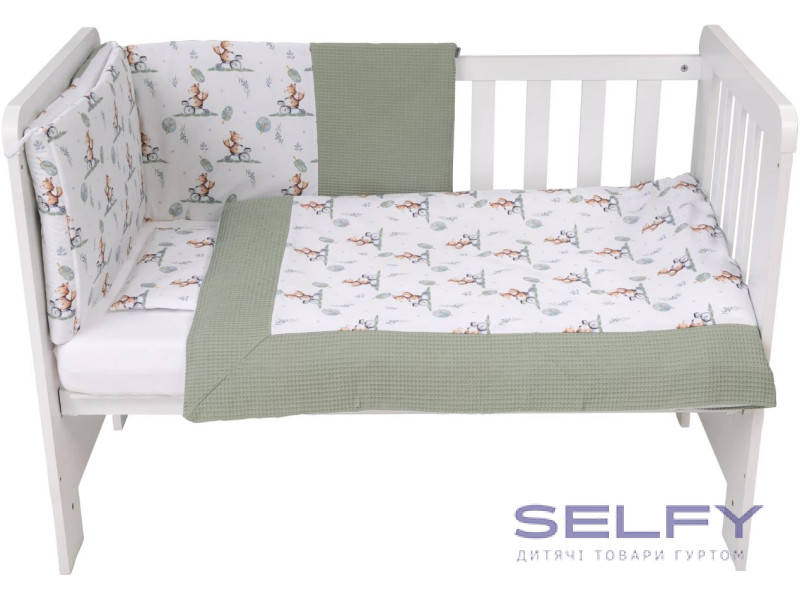 Комплект детского постельного белья Bubaba by FreeON LITTLE FOX JOURNEY (6 шт.), Фото 6