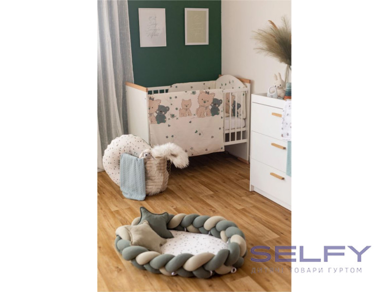 Комплект дитячої постільної білизни Bubaba by FreeON ROMANTIC TEDDY (6 шт.), Фото 5