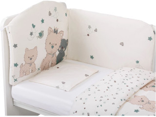 Комплект дитячої постільної білизни Bubaba by FreeON ROMANTIC TEDDY (6 шт.)