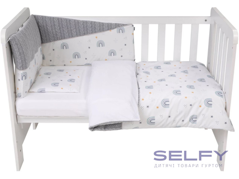 Комплект дитячої постільної білизни Bubaba by FreeON RAINBOW (6 шт.), Фото 1