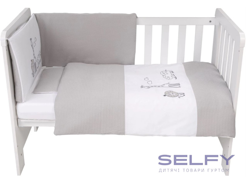 Комплект дитячої постільної білизни Bubaba by FreeON SAFARI (6 шт.), Фото 3