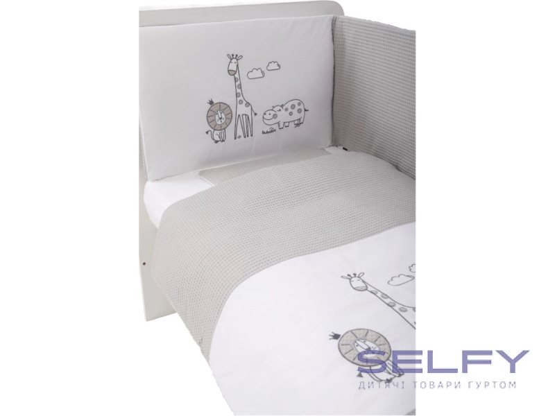 Комплект дитячої постільної білизни Bubaba by FreeON SAFARI (6 шт.), Фото 4