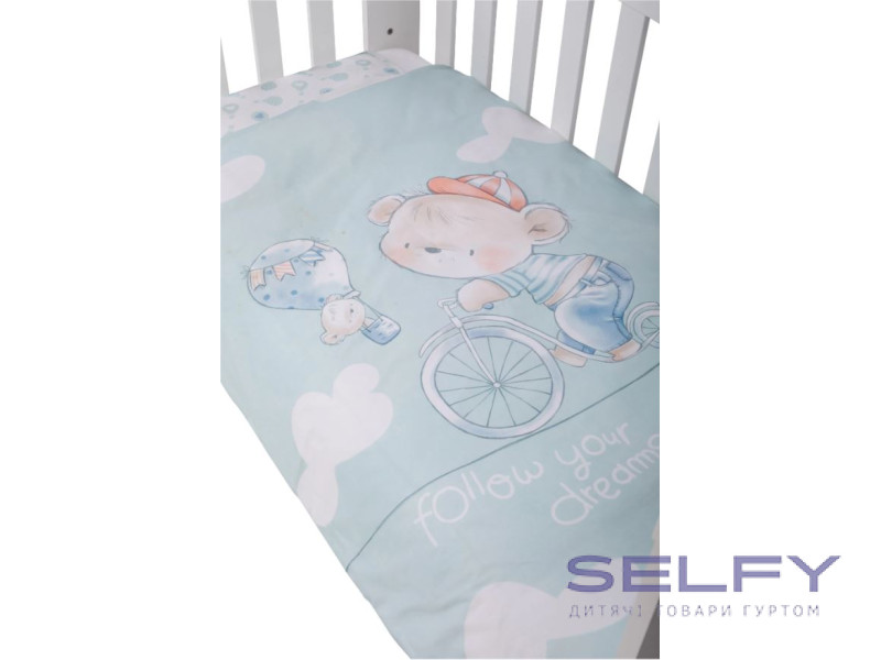 Комплект дитячої постільної білизни Bubaba by FreeON FOLLOW YOUR DREAMS (2 шт.), Фото 5