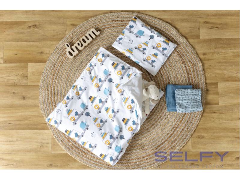 Комплект детского постельного белья Bubaba by FreeON HAPPY TRAVEL (2 шт.), Фото 7