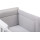 Бортик для детской кроватки Bubaba by FreeON GREY 190х40 см