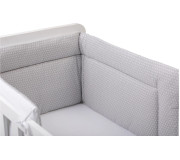 Бортик для дитячого ліжечка Bubaba by FreeON GREY 190х40 см