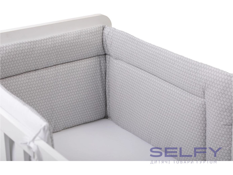 Бортик для дитячого ліжечка Bubaba by FreeON GREY 190х40 см, Фото 1