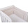 Бортик для детской кроватки Bubaba by FreeON BEIGE 190х40 см