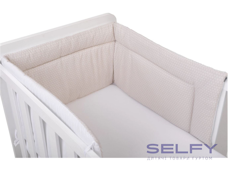 Бортик для дитячого ліжечка Bubaba by FreeON BEIGE 190х40 см, Фото 1