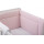 Бортик для дитячого ліжечка Bubaba by FreeON PINK 190х40 см