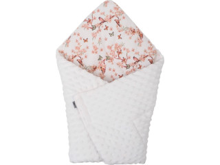 Конверт-одеяло для ребенка 2 в 1 Bubaba by FreeON SPRING RHAPSODY WHITE 65х65 см