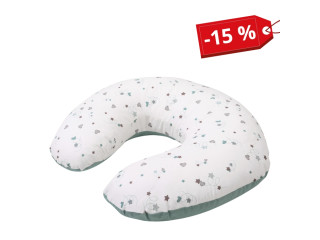 Подушка Bubaba by FreeON GREEN STARS 70х60 см, white - green