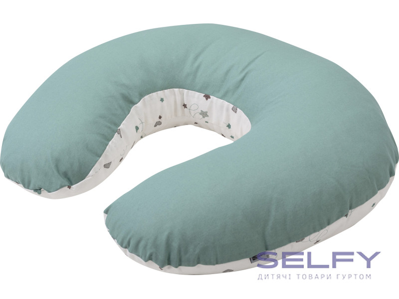 Подушка Bubaba by FreeON GREEN STARS 70х60 см, white - green, Фото 4