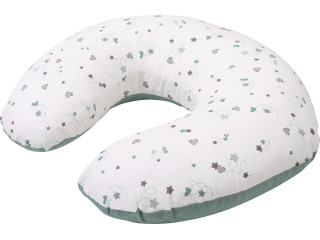 Подушка Bubaba by FreeON GREEN STARS 70х60 см, white - green