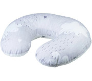 Подушка Bubaba by FreeON Hearts and Clouds 70х60 см, grey