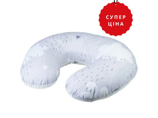 Подушка Bubaba by FreeON Hearts and Clouds 70х60 см, grey